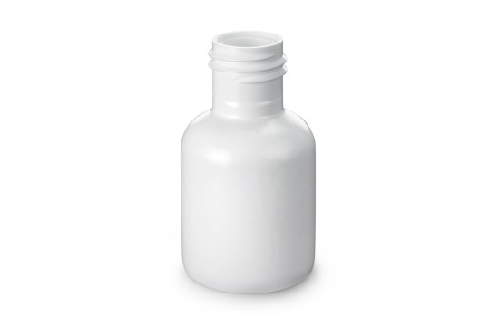 Plastic single wall jar with 89-400 neck finish